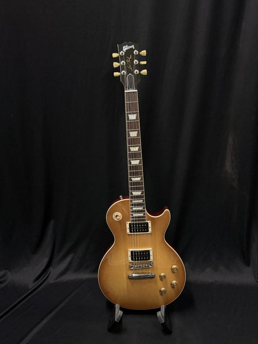 [SN 206640231] CERTIFIED USED GIBSON SLASH "JESSICA LES PAUL STANDARD, HONEY BURST WITH RED BACK