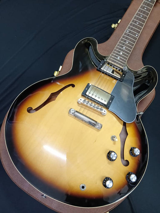 [SN 208540189] CERTIFIED USED GIBSON ES-335 SEMI-HOLLOWBODY ELECTRIC GUITAR - VINTAGE BURST [2024]