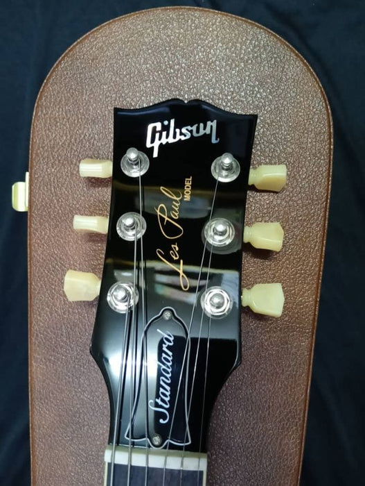 [SN 210140367] CERTIFIED USED GIBSON LES PAUL STANDARD 50S PLAIN TOP ELECTRIC GUITAR - SPARKLING BURGUNDY (2024)