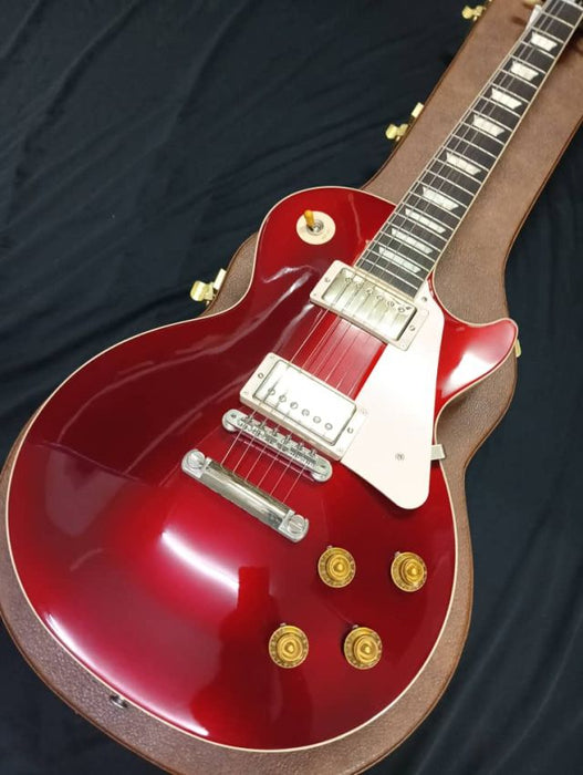 [SN 210140367] CERTIFIED USED GIBSON LES PAUL STANDARD 50S PLAIN TOP ELECTRIC GUITAR - SPARKLING BURGUNDY (2024)