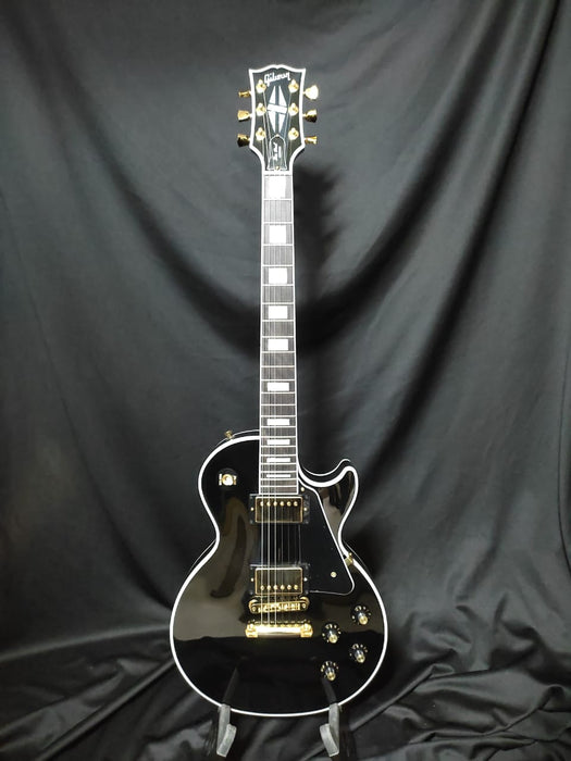 [SN 212650124] CERTIFIED USED GIBSON LES PAUL CUSTOM 70S ELECTRIC GUITAR - EBONY