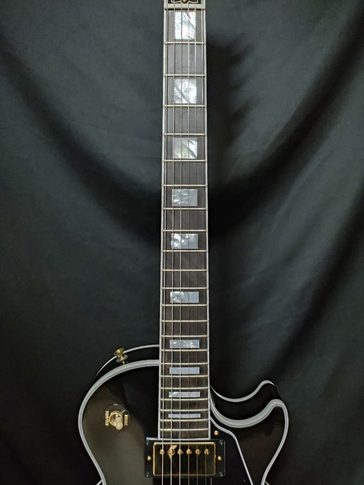 [SN 212650124] CERTIFIED USED GIBSON LES PAUL CUSTOM 70S ELECTRIC GUITAR - EBONY