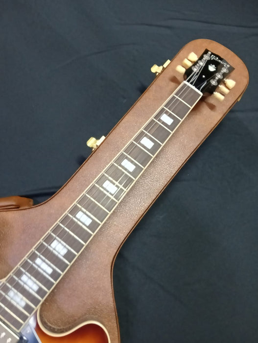 [SN 212740036] CERTIFIED USED GIBSON ES-335 FIGURED SEMI-HOLLOWBODY ELECTRIC GUITAR - ICED TEA [2024]