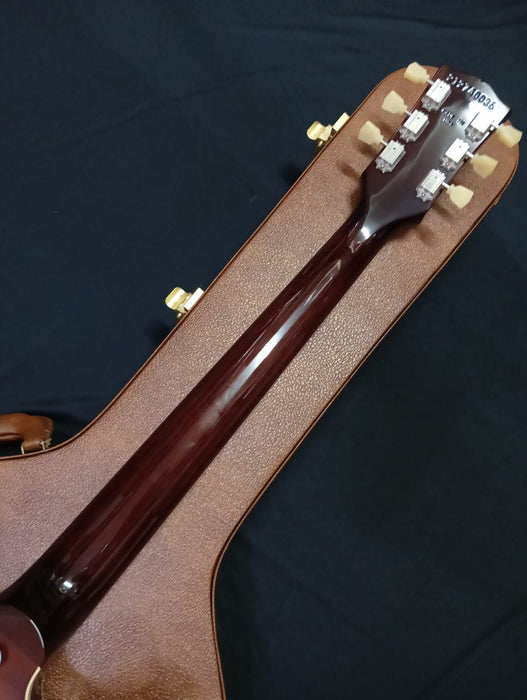 [SN 212740036] CERTIFIED USED GIBSON ES-335 FIGURED SEMI-HOLLOWBODY ELECTRIC GUITAR - ICED TEA [2024]