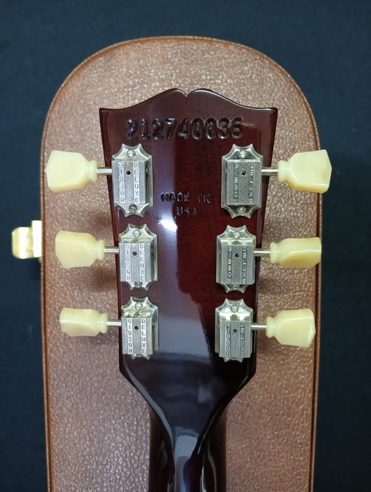 [SN 212740036] CERTIFIED USED GIBSON ES-335 FIGURED SEMI-HOLLOWBODY ELECTRIC GUITAR - ICED TEA [2024]