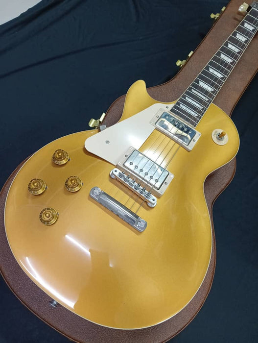 [SN 215940237] GIBSON LES PAUL STANDARD 50S LEFT-HANDED ELECTRIC GUITAR - GOLD TOP [2024]