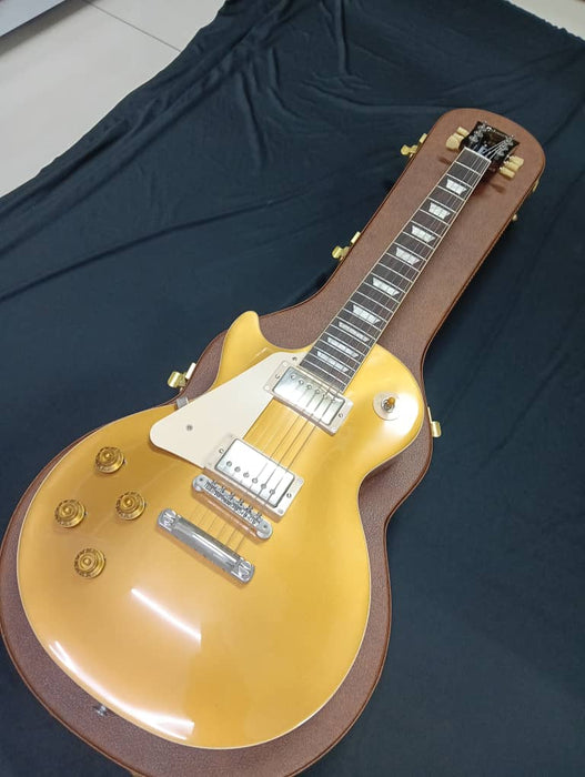 [SN 215940237] GIBSON LES PAUL STANDARD 50S LEFT-HANDED ELECTRIC GUITAR - GOLD TOP [2024]
