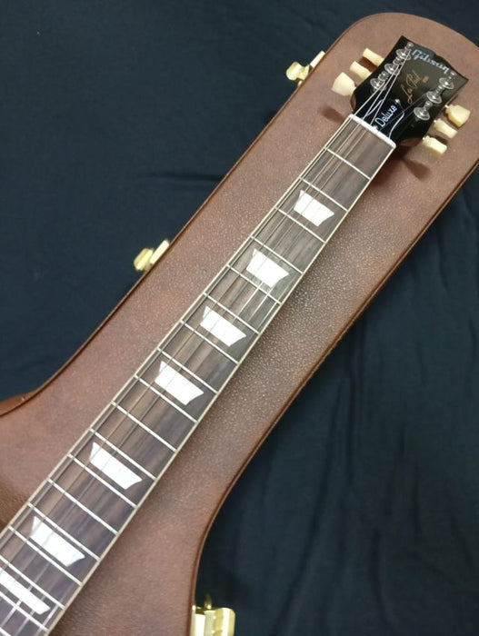 [SN-217640408] CERTIFIED USED GIBSON LES PAUL DELUXE 70S ELECTRIC GUITAR - GOLD TOP