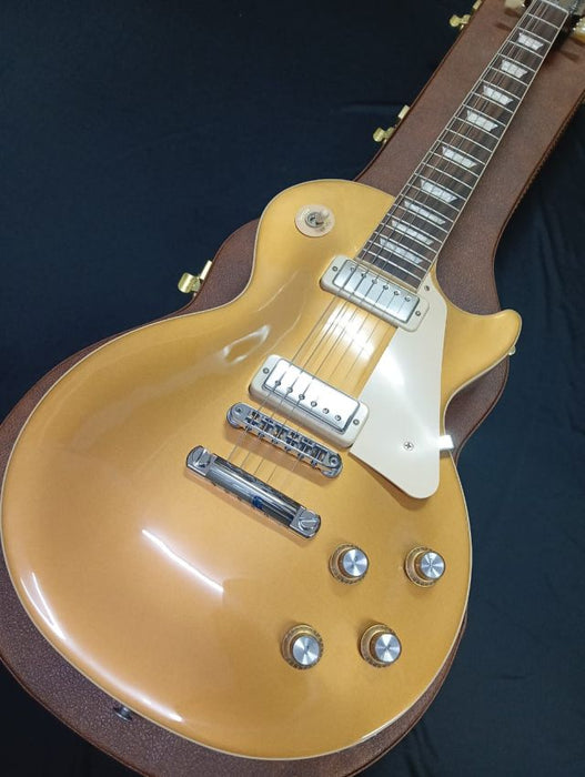 [SN-217640408] CERTIFIED USED GIBSON LES PAUL DELUXE 70S ELECTRIC GUITAR - GOLD TOP