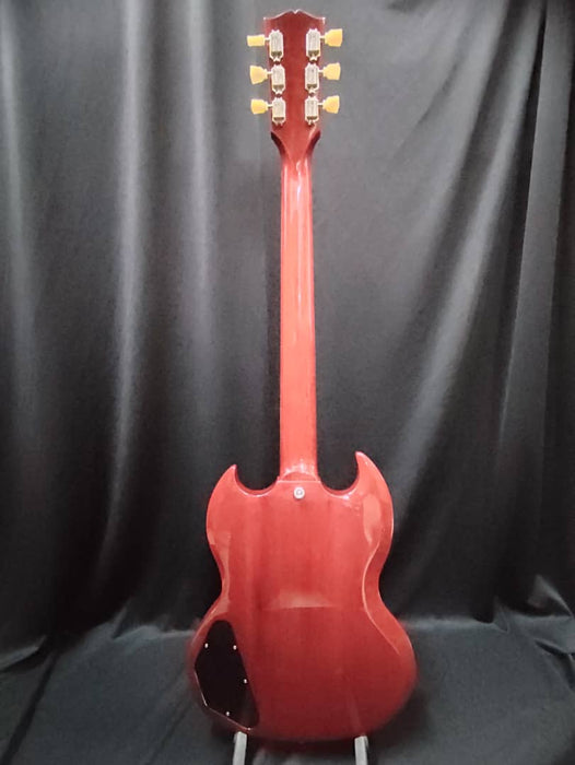 [SN 219850296] CERTIFIED USED GIBSON SG STANDARD '61 MAESTRO VIBROLA ELECTRIC GUITAR - VINTAGE CHERRY