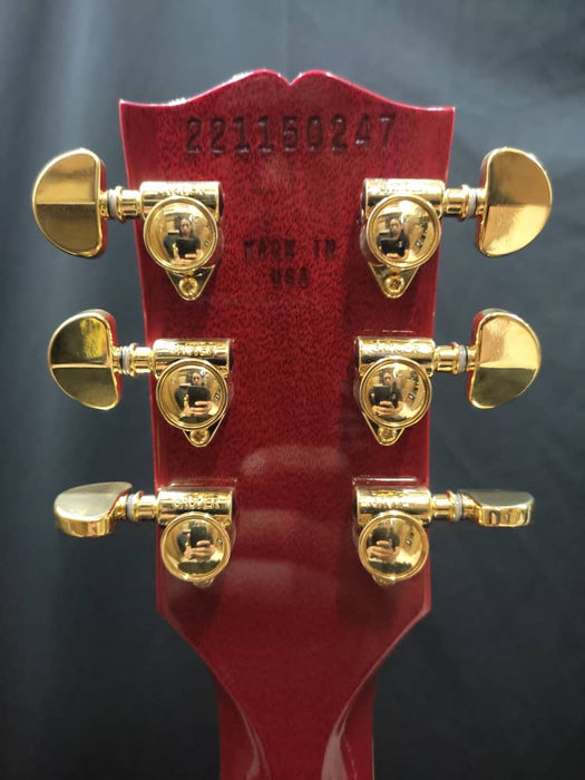 [SN 221150247] CERTIFIED USED GIBSON MARCUS KING ES-345 SEMI-HOLLOWBODY ELECTRIC GUITAR - SIXTIES CHERRY
