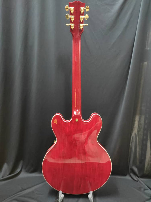 [SN 221150247] CERTIFIED USED GIBSON MARCUS KING ES-345 SEMI-HOLLOWBODY ELECTRIC GUITAR - SIXTIES CHERRY
