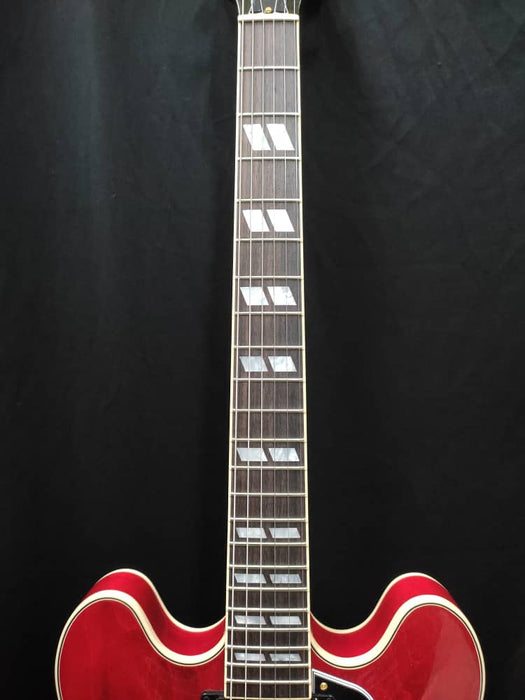 [SN 221150247] CERTIFIED USED GIBSON MARCUS KING ES-345 SEMI-HOLLOWBODY ELECTRIC GUITAR - SIXTIES CHERRY