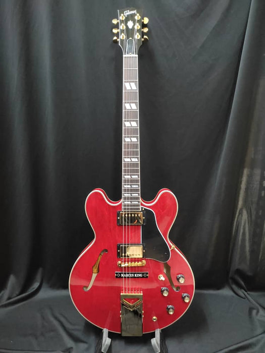 [SN 221150247] CERTIFIED USED GIBSON MARCUS KING ES-345 SEMI-HOLLOWBODY ELECTRIC GUITAR - SIXTIES CHERRY