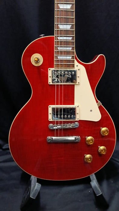 [SN 221330189] CERTIFIED USED GIBSON LES PAUL STANDARD 50S FIGURED TOP ELECTRIC GUITAR - '60S CHERRY