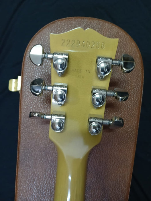 [SN 222940258] CERTIFIED USED GIBSON LES PAUL STANDARD 60S MAHOGANY TOP - TV YELLOW [2024]