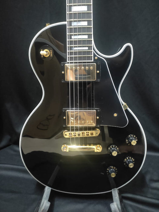 [SN 226250239] CERTIFIED USED GIBSON LES PAUL CUSTOM 70S ELECTRIC GUITAR - EBONY