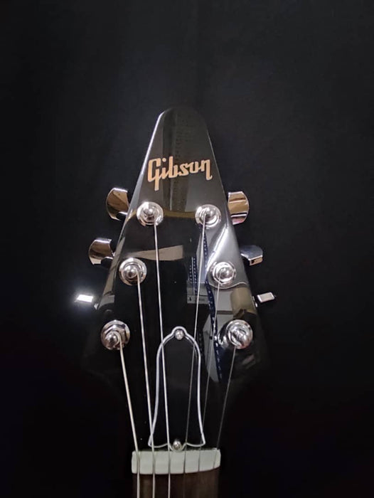 [SN 233220273] CERTIFIED USED GIBSON 80S FLYING V SOLIDBODY ELECTRIC GUITAR - EBONY