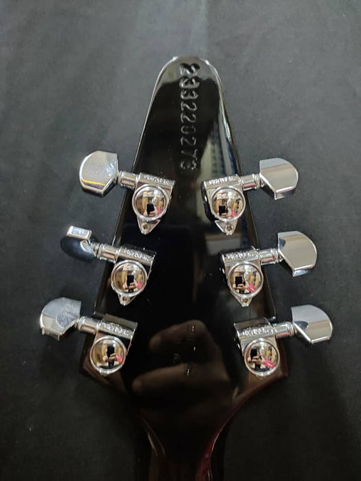 [SN 233220273] CERTIFIED USED GIBSON 80S FLYING V SOLIDBODY ELECTRIC GUITAR - EBONY