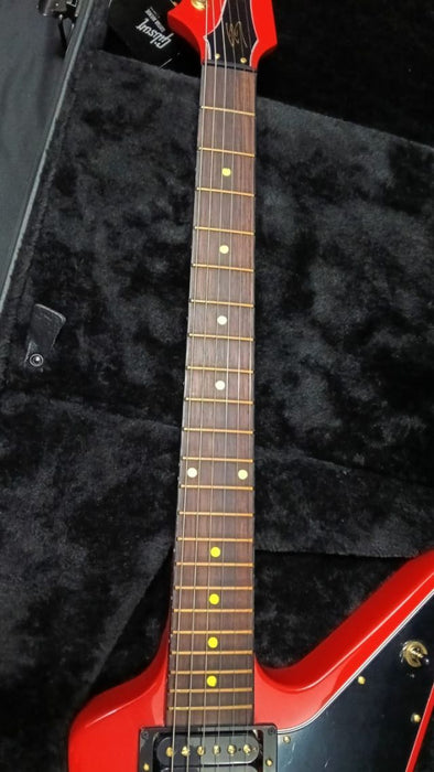 [SN 234030132] CERTIFIED USED GIBSON LZZY HALE SIGNATURE EXPLORERBIRD ELECTRIC GUITAR - CARDINAL RED