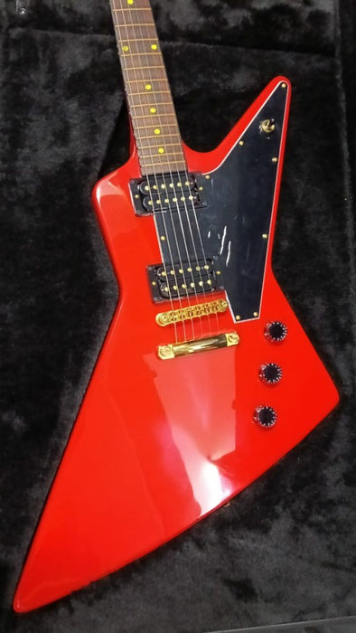 [SN 234030132] CERTIFIED USED GIBSON LZZY HALE SIGNATURE EXPLORERBIRD ELECTRIC GUITAR - CARDINAL RED