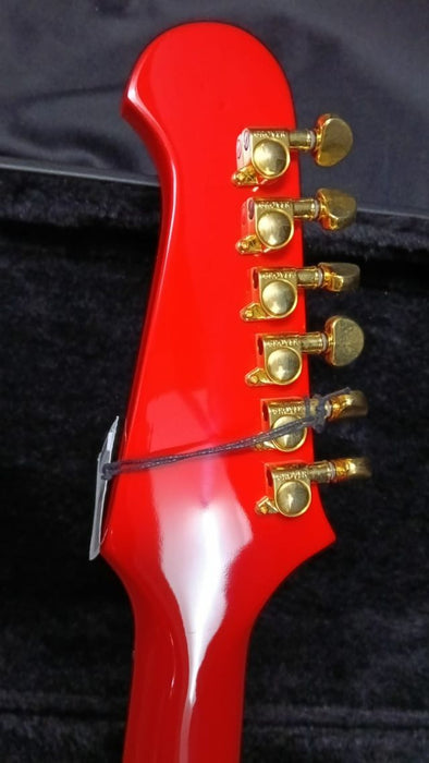 [SN 234030132] CERTIFIED USED GIBSON LZZY HALE SIGNATURE EXPLORERBIRD ELECTRIC GUITAR - CARDINAL RED