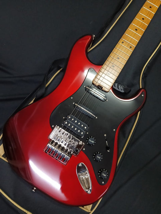 [SN 25021525xxx] CERTIFIED USED Kramer Pacer Deluxe Electric Guitar with Premium Bag - Ruby Red Metallic