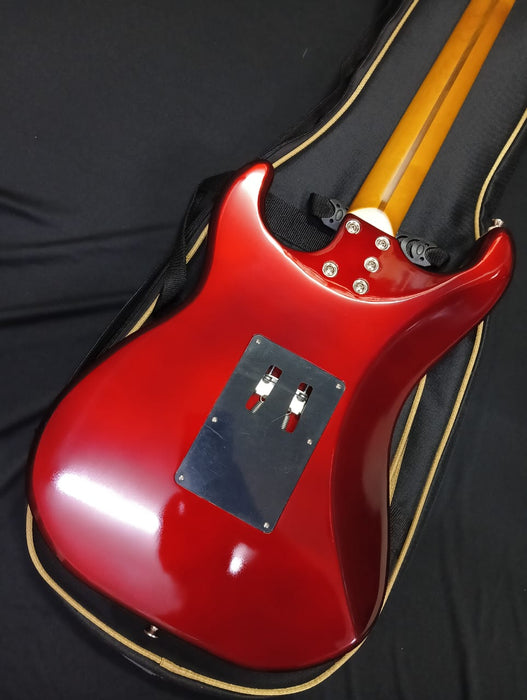 [SN 25021525xxx] CERTIFIED USED Kramer Pacer Deluxe Electric Guitar with Premium Bag - Ruby Red Metallic