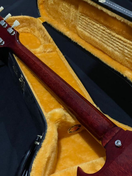 [SN 401511] CERTIFIED USED GIBSON 1961 LES PAUL SG STANDARD REISSUE STOPBAR VOS ELECTRIC GUITAR - CHERRY RED401511