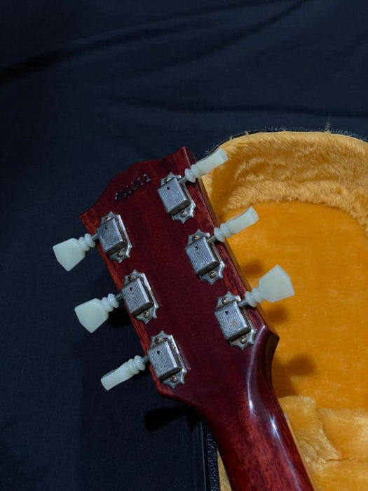 [SN 401511] CERTIFIED USED GIBSON 1961 LES PAUL SG STANDARD REISSUE STOPBAR VOS ELECTRIC GUITAR - CHERRY RED401511