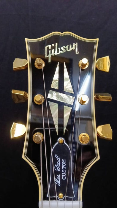 [SN 409238] CERTIFIED USED GIBSON 1968 LES PAUL CUSTOM REISSUE ELECTRIC GUITAR - EBONY