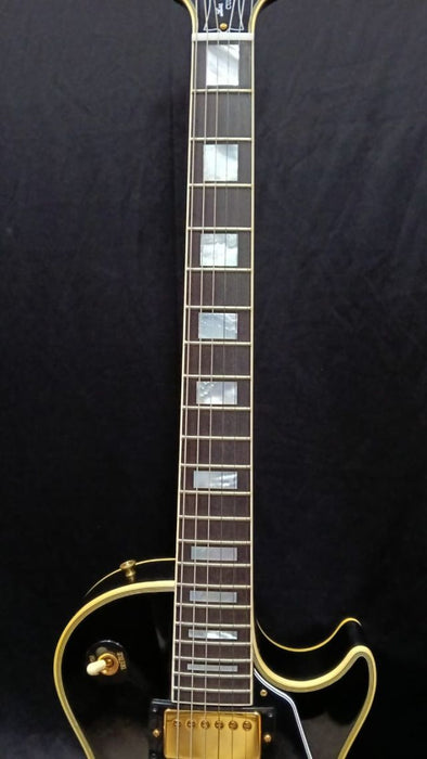 [SN 409238] CERTIFIED USED GIBSON 1968 LES PAUL CUSTOM REISSUE ELECTRIC GUITAR - EBONY
