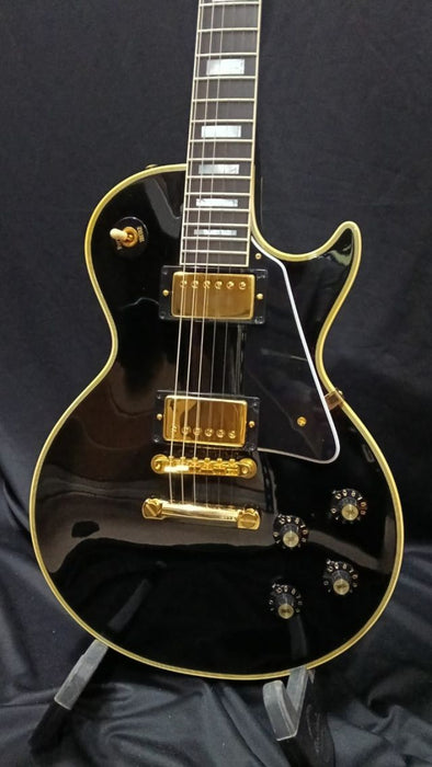 [SN 409238] CERTIFIED USED GIBSON 1968 LES PAUL CUSTOM REISSUE ELECTRIC GUITAR - EBONY