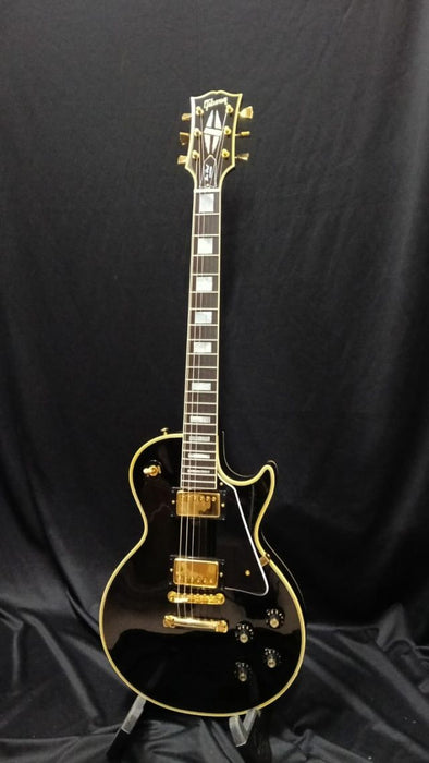 [SN 409238] CERTIFIED USED GIBSON 1968 LES PAUL CUSTOM REISSUE ELECTRIC GUITAR - EBONY
