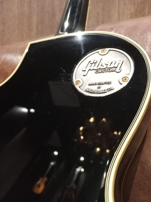 [SN 409238] CERTIFIED USED GIBSON 1968 LES PAUL CUSTOM REISSUE ELECTRIC GUITAR - EBONY