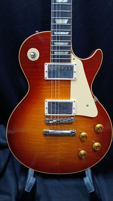 [SN 932009] CERTIFIED USED GIBSON 1959 LES PAUL STANDARD REISSUE VOS ELECTRIC GUITAR - ICED TEA BURST