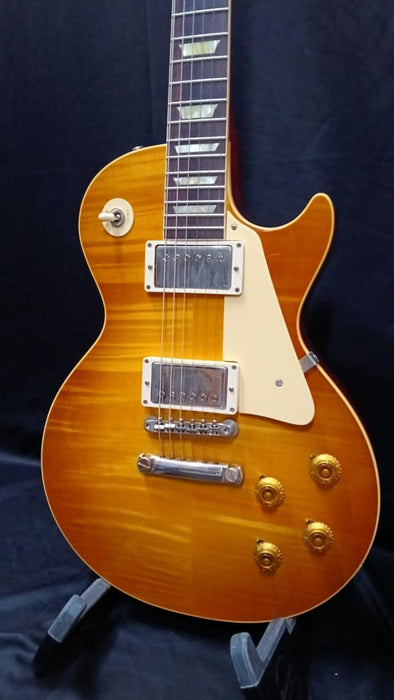 [SN 941037] CERTIFIED USED GIBSON 1959 LES PAUL STANDARD REISSUE VOS ELECTRIC GUITAR - DIRTY LEMON