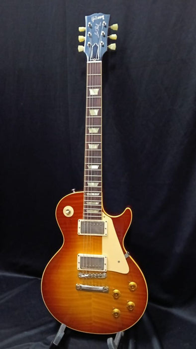 [SN 94826] CERTIFIED USED GIBSON 1959 LES PAUL STANDARD REISSUE VOS ELECTRIC GUITAR - ICED TEA BURST