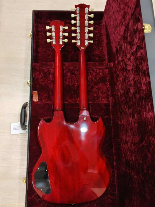 [SN CS400766] CERTIFIED USED GIBSON EDS-1275 DOUBLENECK ELECTRIC GUITAR - CHERRY RED