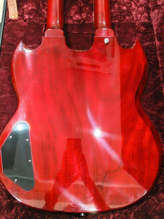 [SN CS400766] CERTIFIED USED GIBSON EDS-1275 DOUBLENECK ELECTRIC GUITAR - CHERRY RED