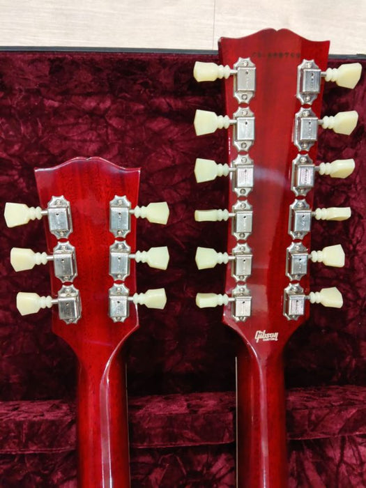 [SN CS400766] CERTIFIED USED GIBSON EDS-1275 DOUBLENECK ELECTRIC GUITAR - CHERRY RED