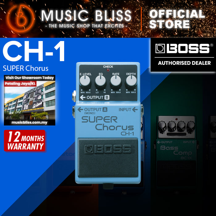 Boss CH-1 Super Chorus Guitar Effects Pedal