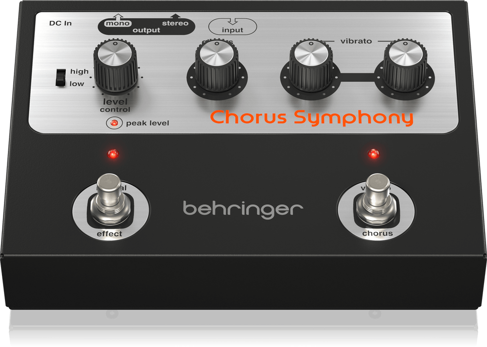Behringer Chorus Symphony Chorus and Vibrato Guitar Pedal