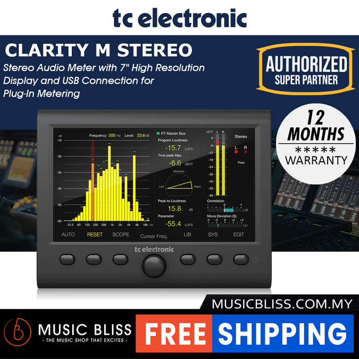TC Electronic Clarity M Stereo Loudness Meter - Music Bliss Malaysia