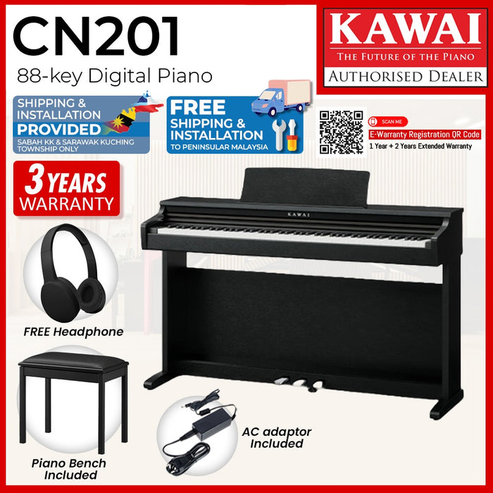 Kawai CN201 Digital Piano - Black