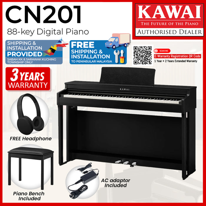 Kawai CN201 Digital Piano - Black