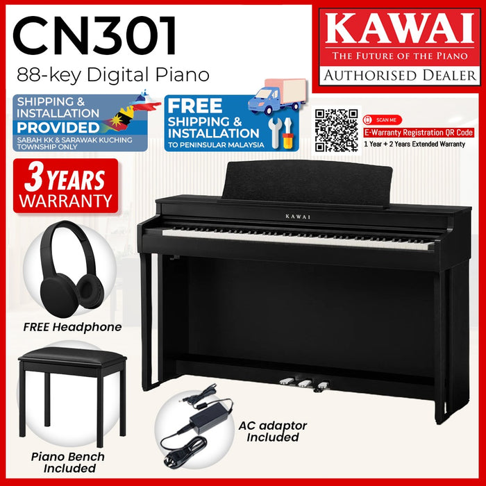 Kawai CN301 Digital Piano - Black