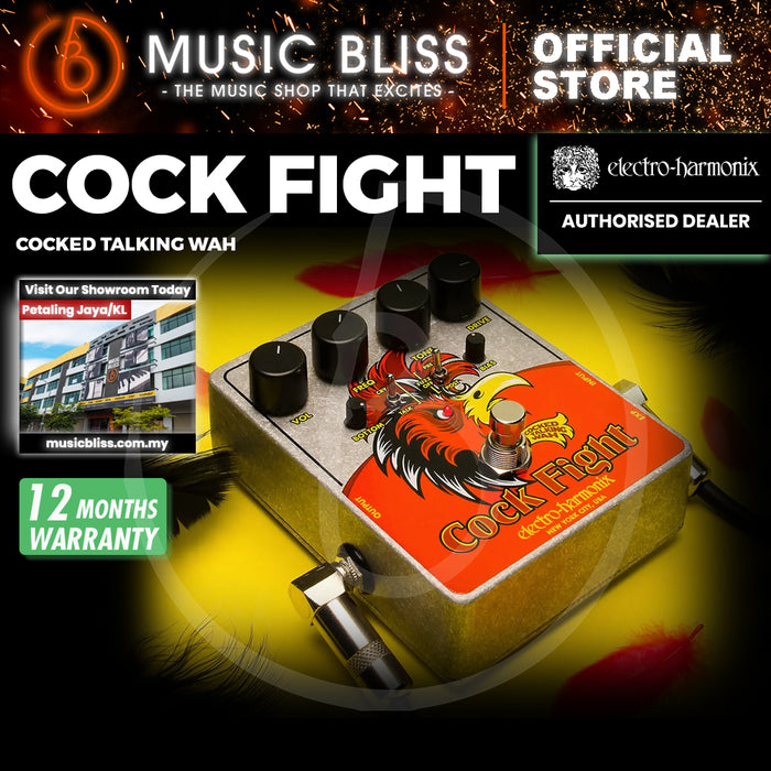 Electro Harmonix Cock Fight Cocked Talking Wah and Fuzz Pedal