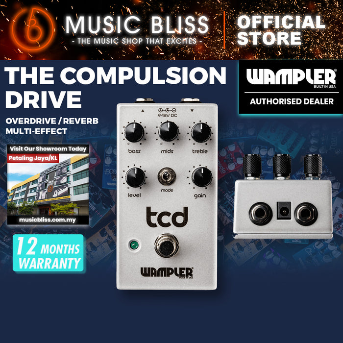 Wampler tcd The Compulsion Drive Overdrive/Distortion Pedal