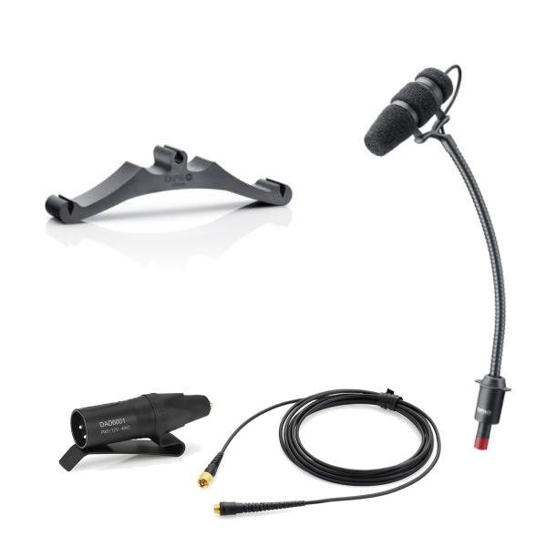 DPA Microphones CORE+ 4099B Instrument Microphone with Double Bass Holder